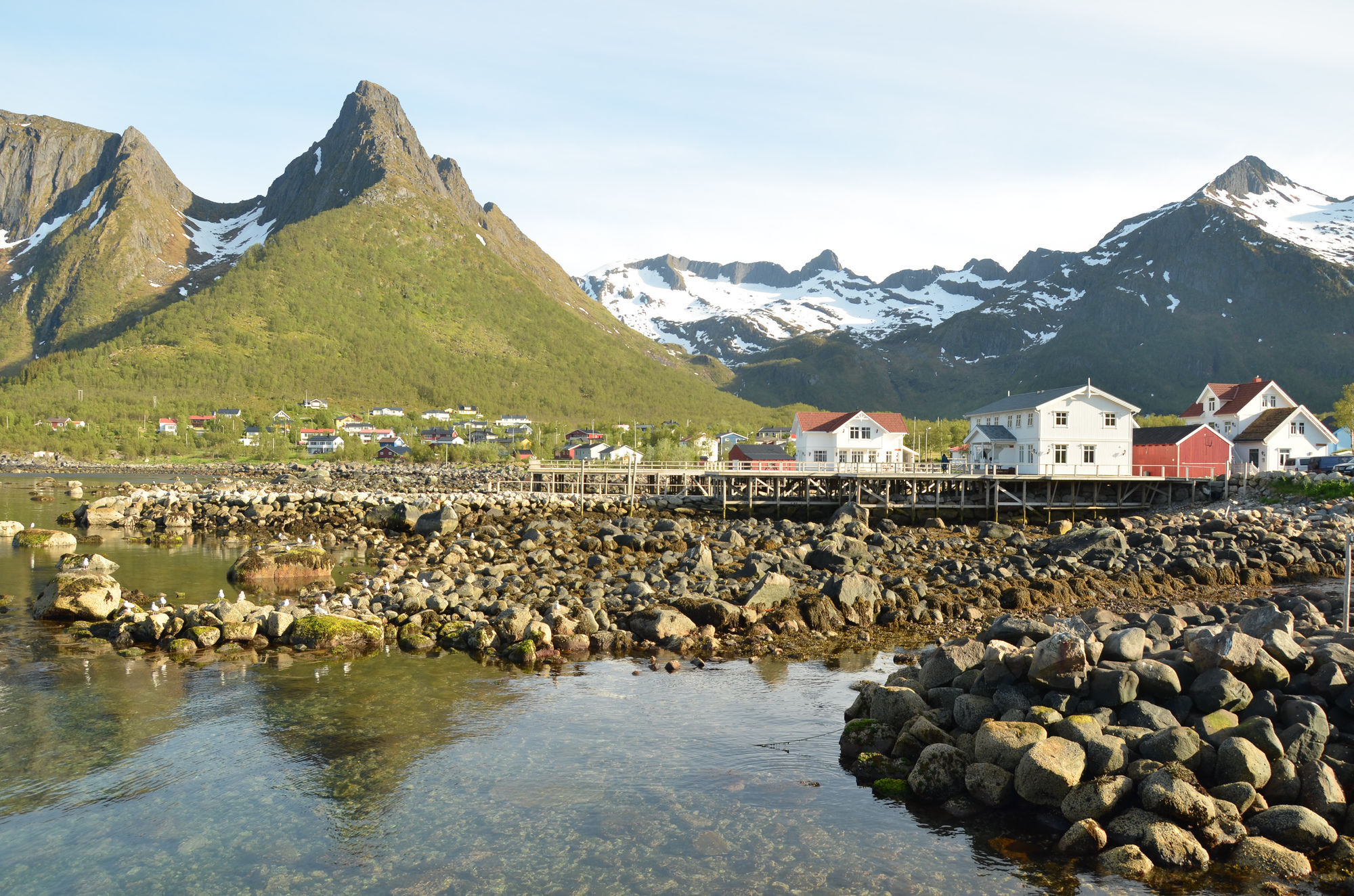 Mefjord Brygge Hotel Tromso Exterior photo